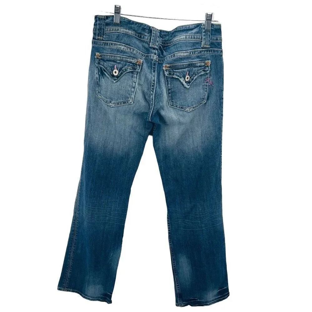 American Republic 1507 Women's Jeans Mid Rise Straight Leg Denim Size 30 - Picture 6 of 12
